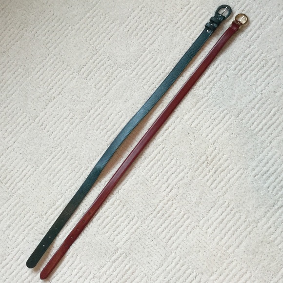 Red and green leather belts  FINAL PRICE - Picture 3 of 6